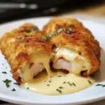 Hähnchen Cordon Bleu mit Schweizer Käsesoße